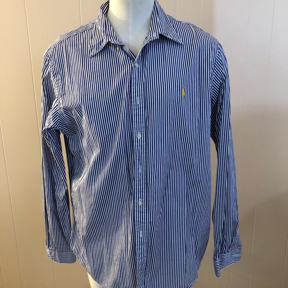 Polo long sleeve dress shirt button down